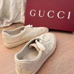 Gucci Cream Sneakers
